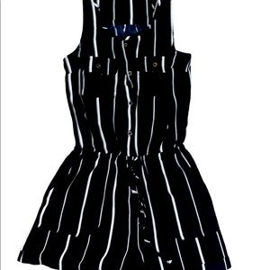 Black and White Romper size small